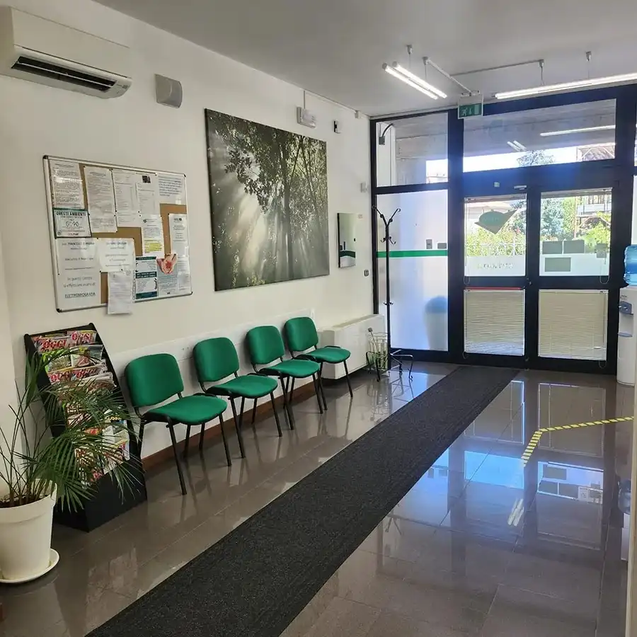 Reception del centro Kinesan Comunanza
